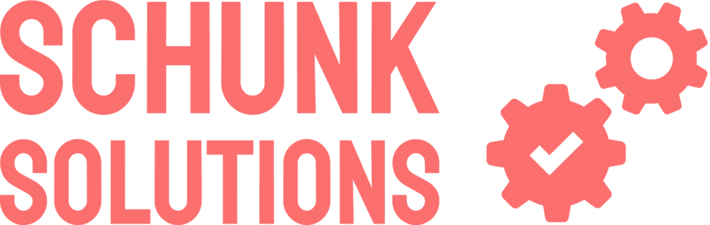 Schunk Solutions Logo in Rot – IT-Systemhaus aus Ulm